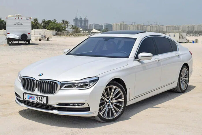 Rent BMW 740Li in Dubai