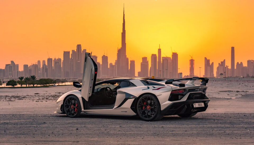 Rent Lamborghini Aventador SVJ Roadster in Dubai